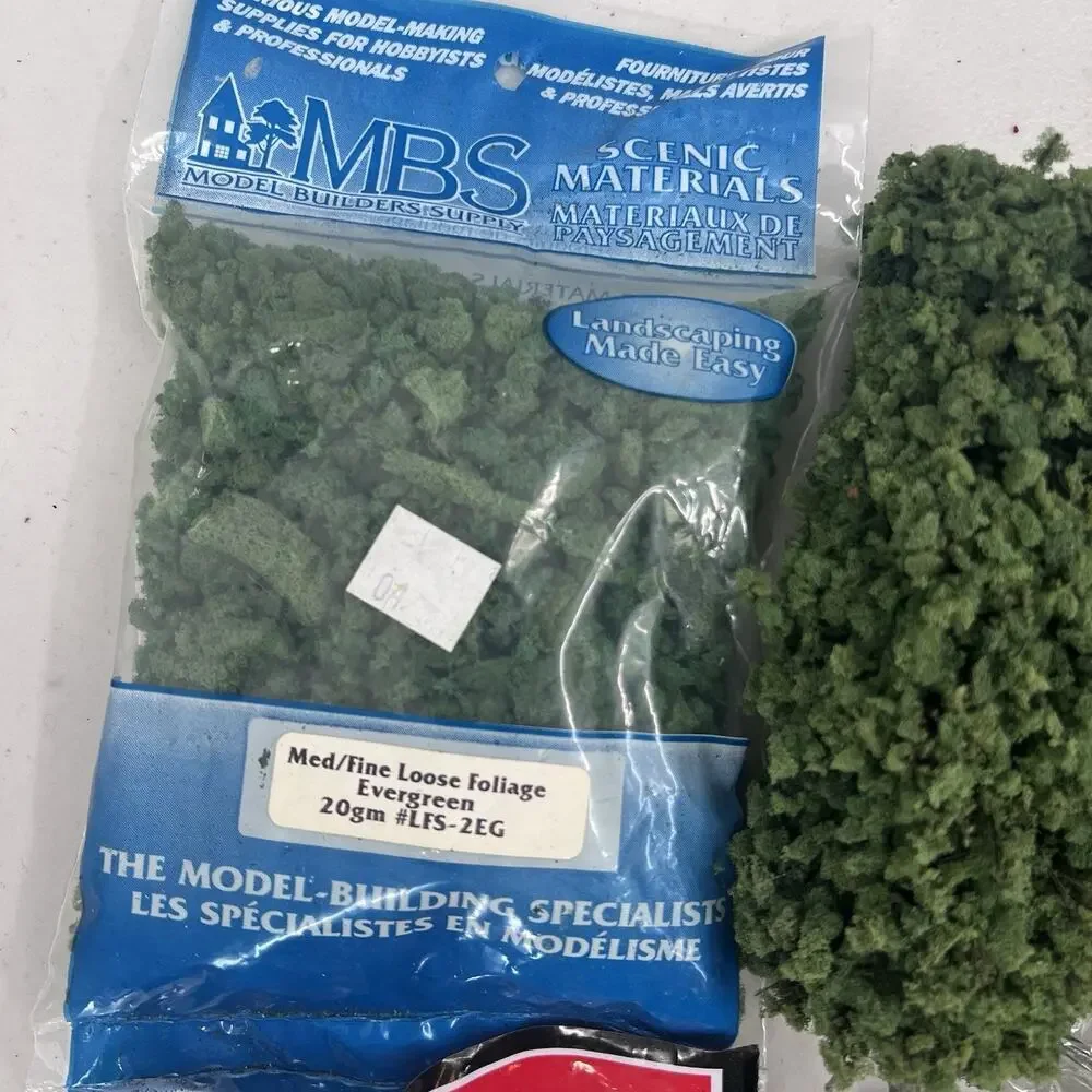 Model Train Plastic Plants Trees Bushes Flowers Doll House Arts & Crafts